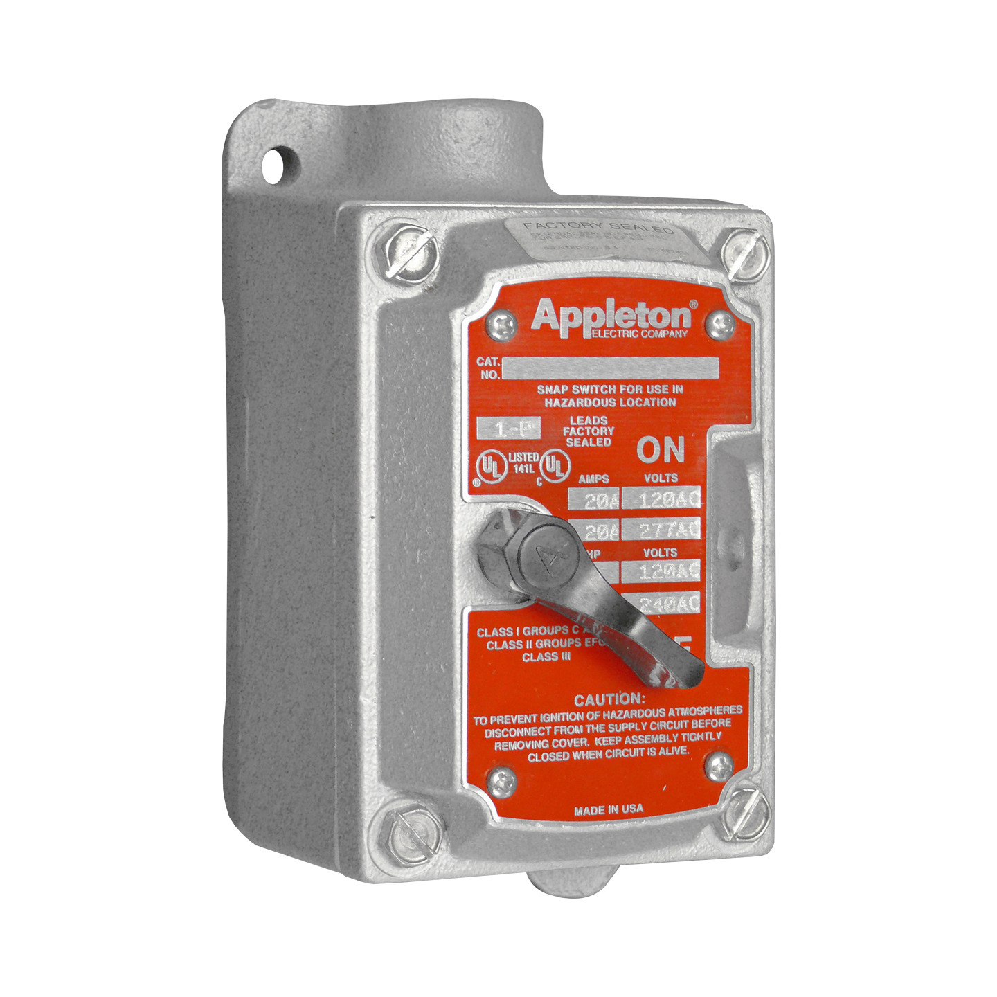 Appleton™ Contender™ Series Factory Sealed Manual Motor Starters and ...